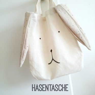 Hasen Jute Beutel Anleitung