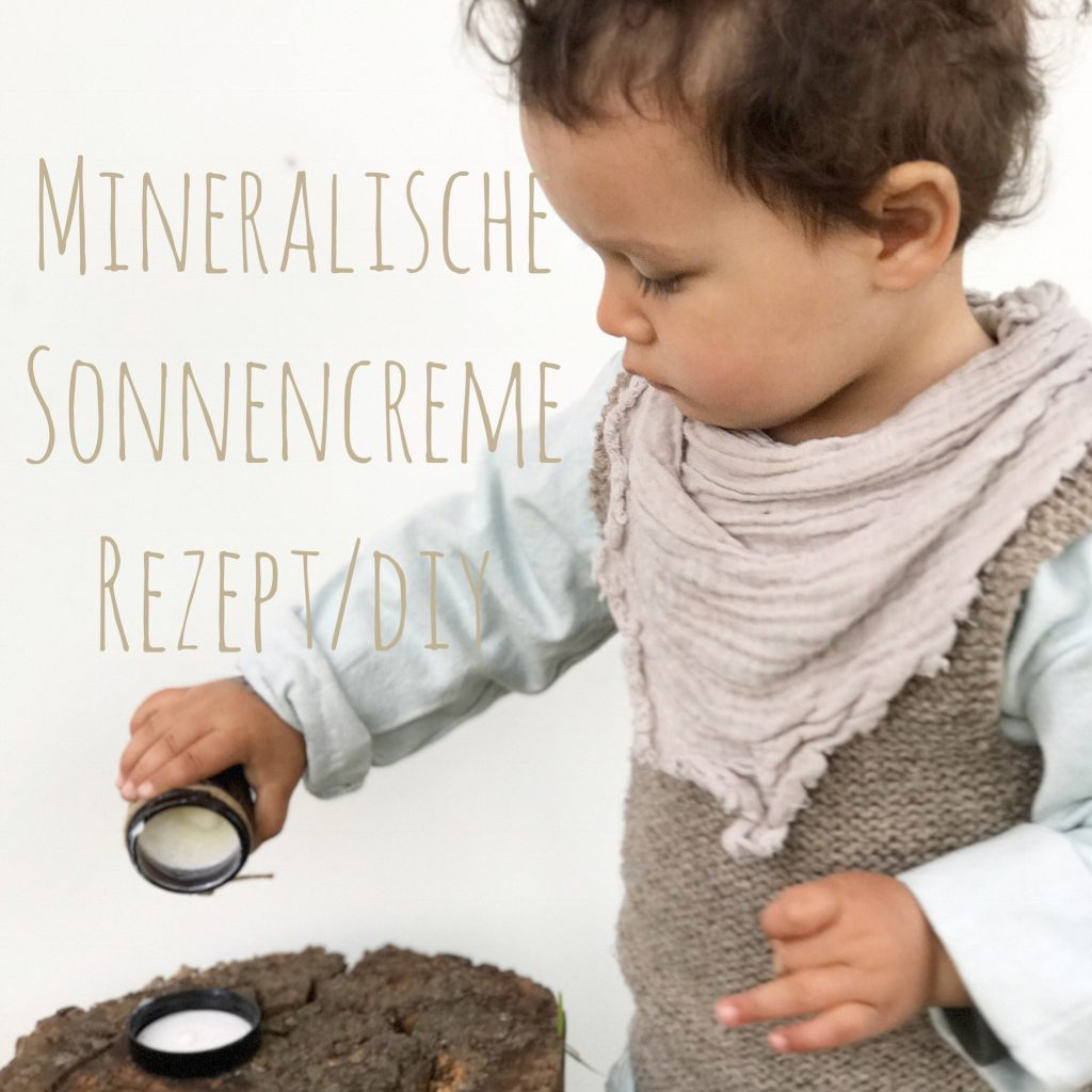 Ein Rezept für Mineralische Sonnencreme Rezept findet ihr auf www.elfenkindberlin.de