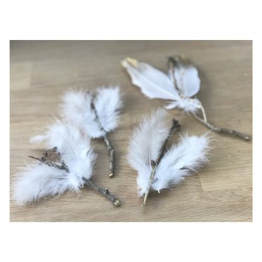 Engel aus Naturmaterialien basteln