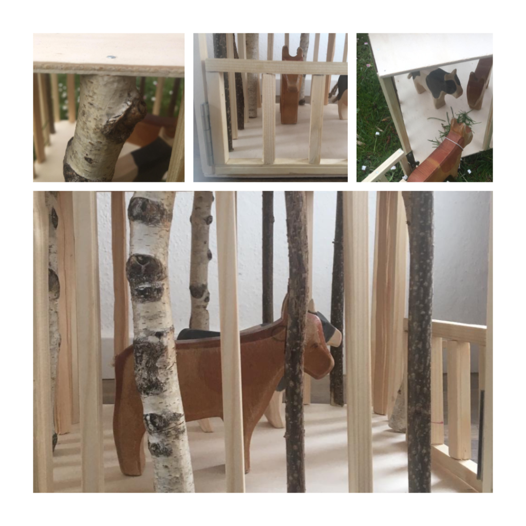 Holzspielzeug Selber Bauen Tierstall Aus Holz Fur Kinder Pferstall Bauen