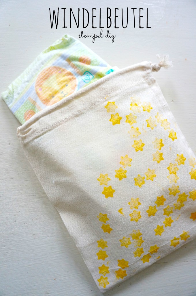 Windelbeutel Stempel DIY